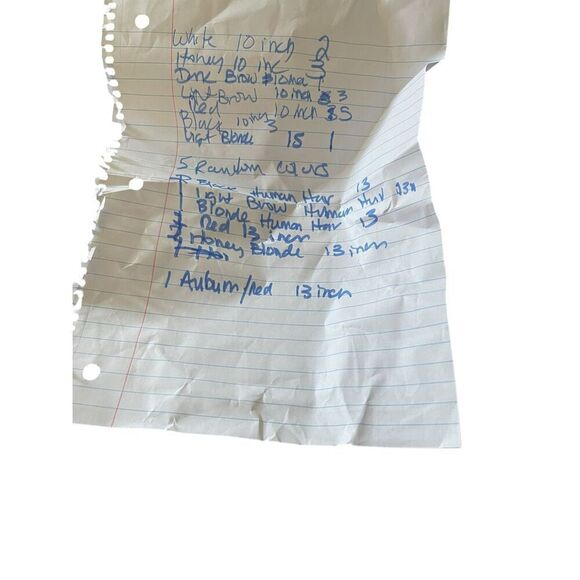 Dollspart Monique Lot Of 32 Bundle Pieces Synthetic Human Hair Extension Wigs - Picture 12 of 12